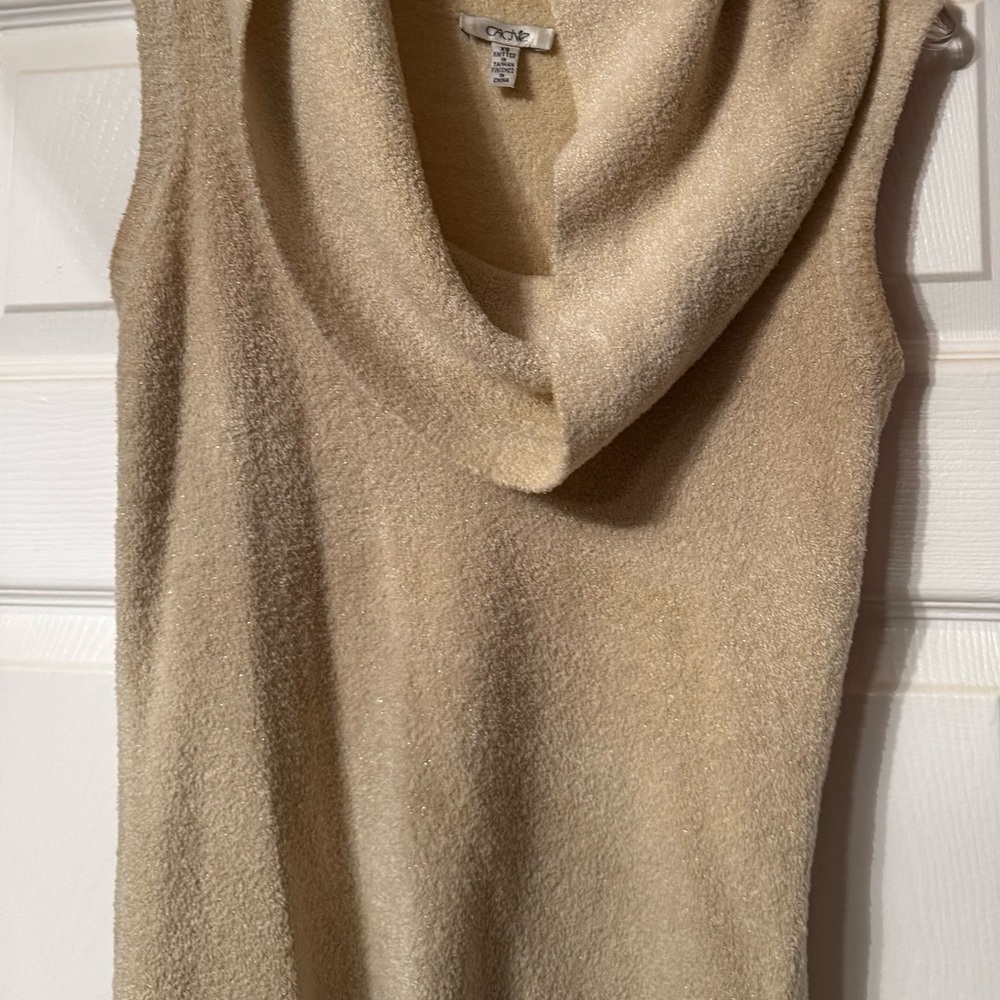 Cache Women's Cream Cowl Neck Sweater
